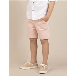 Розовые габардиновые шорты для мальчиков Ollie&Olla