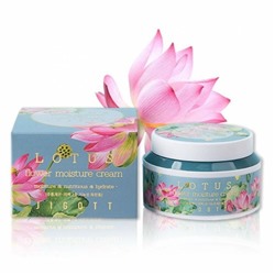 (Китай) Увлажняющий крем для лица с экстрактом лотоса Jigott Lotus Flower Moisture Cream, 100мл