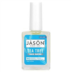 Jason Natural, Nail Saver, средство для ухода за ногтями,чайное дерево, 15 мл (0,5 жидк. унции)