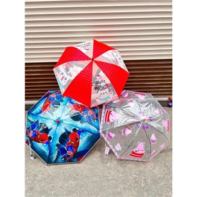 Яркий зонт с оригинальным дизайном защитит от дождя
