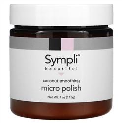 Sympli Beautiful, кокосовый скраб для гладкости кожи, 113 г (4 унции)