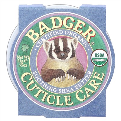 Badger, масло ши для ухода за кутикулой, 21 г (0,75 унции)