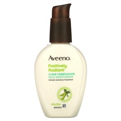 Aveeno, Positively Radiant, для сияния кожи, ежедневное увлажняющее средство, 118 мл (4 жидк. Унции)