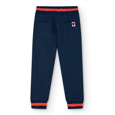 Pantalón jogger - algodón - azul marino