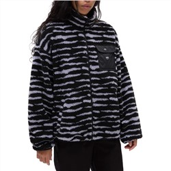 Chaqueta polar Striped - negro