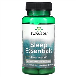 Swanson, Sleep Essentials, 60 растительных капсул