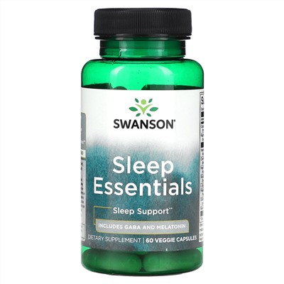 Swanson, Sleep Essentials, 60 растительных капсул