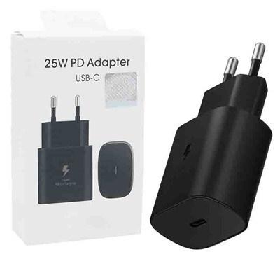 Сетевой адаптер питания Sams USB-C 25W (черный)