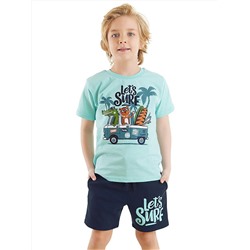 Denokids Набор футболок и шорт для мальчиков Let's Surf