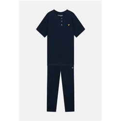 Lyle & Scott - WAFFLE LOUNGE - комплект ночной одежды - темно-синий