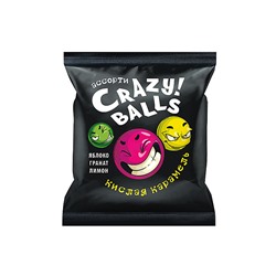 Карамель кислая  Crazy Balls, 90 г