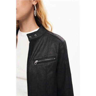 Regular biker jacket