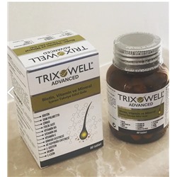 TrixowellAdvanced Saç Dökülmesine Karşı Biotin, Vitamin Ve Mineral Içeren Multivitamin (saç Vitamini)   Trixowell Advanced Multivitamin против выпадения волос, содержащий биотин, витамины и минералы