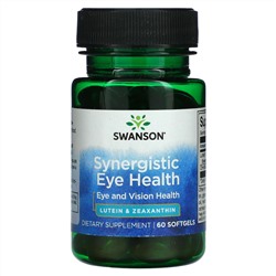 Swanson, Synergistic Eye Health, Eye and Vision, 60 мягких таблеток