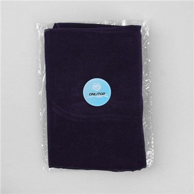 Подушка надувная на плечо, 67 × 18 × 11 см, коробка, цвет синий