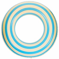 Круг для плавания 60 см, цвет белый/голубой