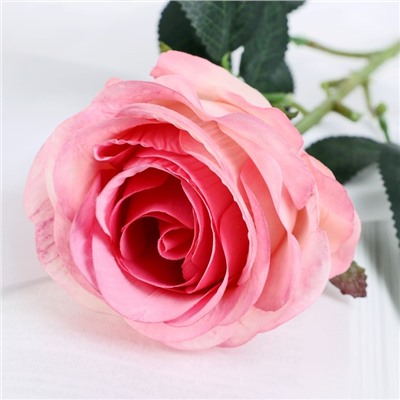 Цветок искусственный "Роза Летисия" 7х64 см, розовый микс