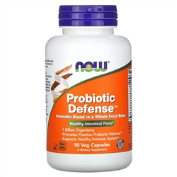 NOW Foods, Probiotic Defense, 90 растительных капсул