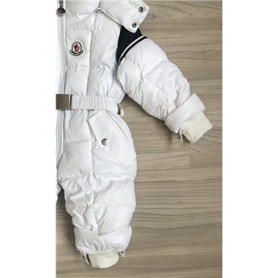 М.1707 Комбинезон Moncler белый (68,74,80,86)