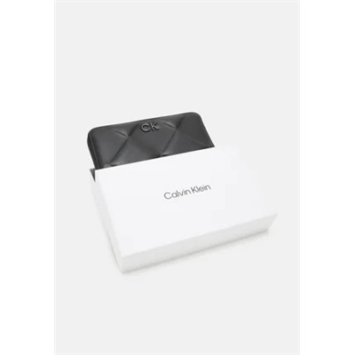 Calvin Klein - КОШЕЛЕК LOCK QUILT - кошелек - черный