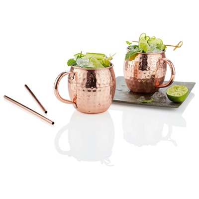 ERNESTO Moscow Mule Becher-Set, 4-teilig