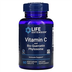 Лайф Экстэншн, Витамин C с фитосомами биокверцетина, 60 вегетарианских таблеток