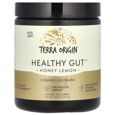 Terra Origin, Healthy Gut, добавка для здоровья кишечника, со вкусом меда и лимона, 232,2 г (8,19 унции)