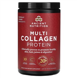 Ancient Nutrition, комплекс коллагенов и протеинов, 454,5 г (1 фунт)