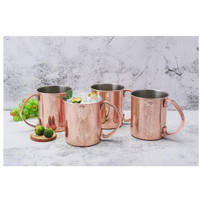 ECHTWERK Moscow Mule Набор кружек из нержавеющей стали