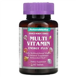 Futurebiotics, Advanced Women's Formula, мультивитамины Energy Plus, 60 таблеток