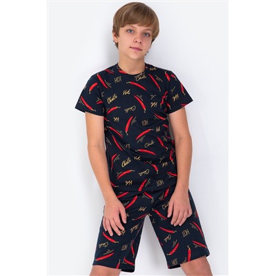 Хлопковая пижама для мальчика Happy Fox