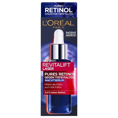Сыворотка ночная для лица Ретинол Loreal Paris Revitalift Лазер 30 ml