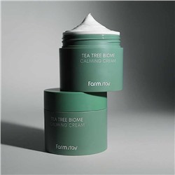 (Корея) Успокаивающий крем для лица с экстрактом чайного дерева FarmStay Tea Tree Biome Calming Cream 80мл