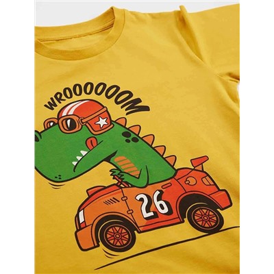 Denokids Racer Крокодиловый комплект с футболками и брюками для мальчика