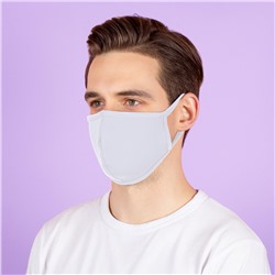 Защитная тканевая маска серого цвета