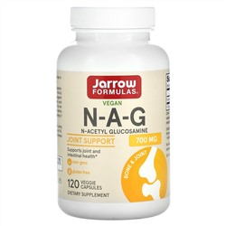 Jarrow Formulas, NAG, 700 мг, 120 растительных капсул