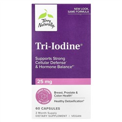 Terry Naturally, Tri-Iodine®, 25 мг, 60 капсул