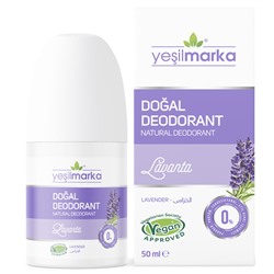Yeşilmarka Doğal Deodorant Lavanta Kokulu 50 ML