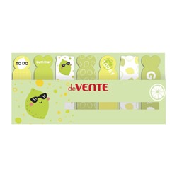 * Закладки клейкие Lime бумага, 18*65 мм, 7 цветов, 20 листов, рисунок deVENTE 2011014