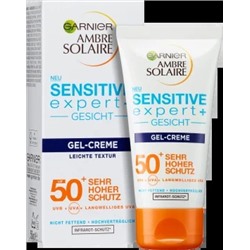 Крем-гель солнцезащитный для лица, Sensitive Expert+, SPF 50+, 50 мл