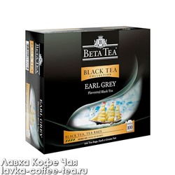 чай чёрный Beta Earl Grey, сашет 2 г.*100 пак.