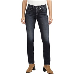Silver Jeans Co. Suki Mid-Rise Straight Leg Jeans L93413EDB482