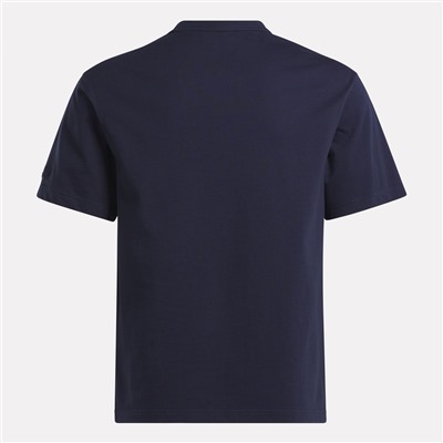 Camiseta - 100% algodón - azul marino