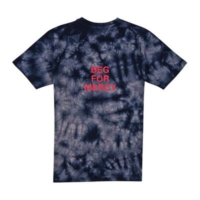 Мужская футболка Kreem Keys Tie Dye Tee с коротким рукавом в стиле Tie Dye Look 9163 Серая или синяя