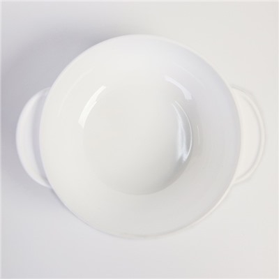 Набор детской посуды «Счастливый малыш», 3 предмета: тарелка на присоске, крышка, ложка, цвет голубой