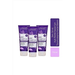 Шампунь для ухода за волосами Anti-Orange Purple Hair Care 3X250 ML-Vegan-UV Protection SET.URB.57