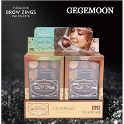 Тени для бровей Gegemoon Brow Zings 6 color