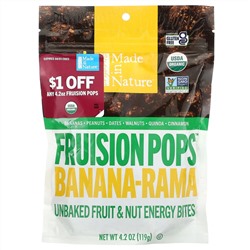 Made in Nature, Fruision Pops, банан, 119 г (4,2 унции)