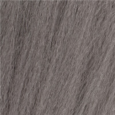 SOFT DREADS Канекалон однотонный, гофрированный, 60 см, 100 гр, цвет тёмно-серый(#GRAY)