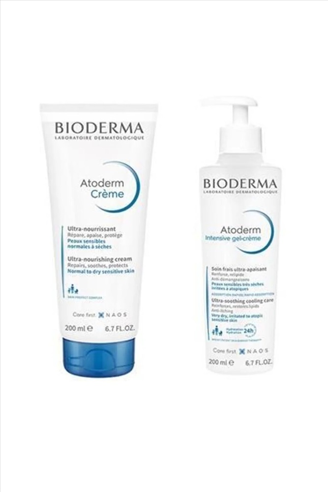 Биодерма интенсив гель. Atoderm Intensive Gel-Cream.